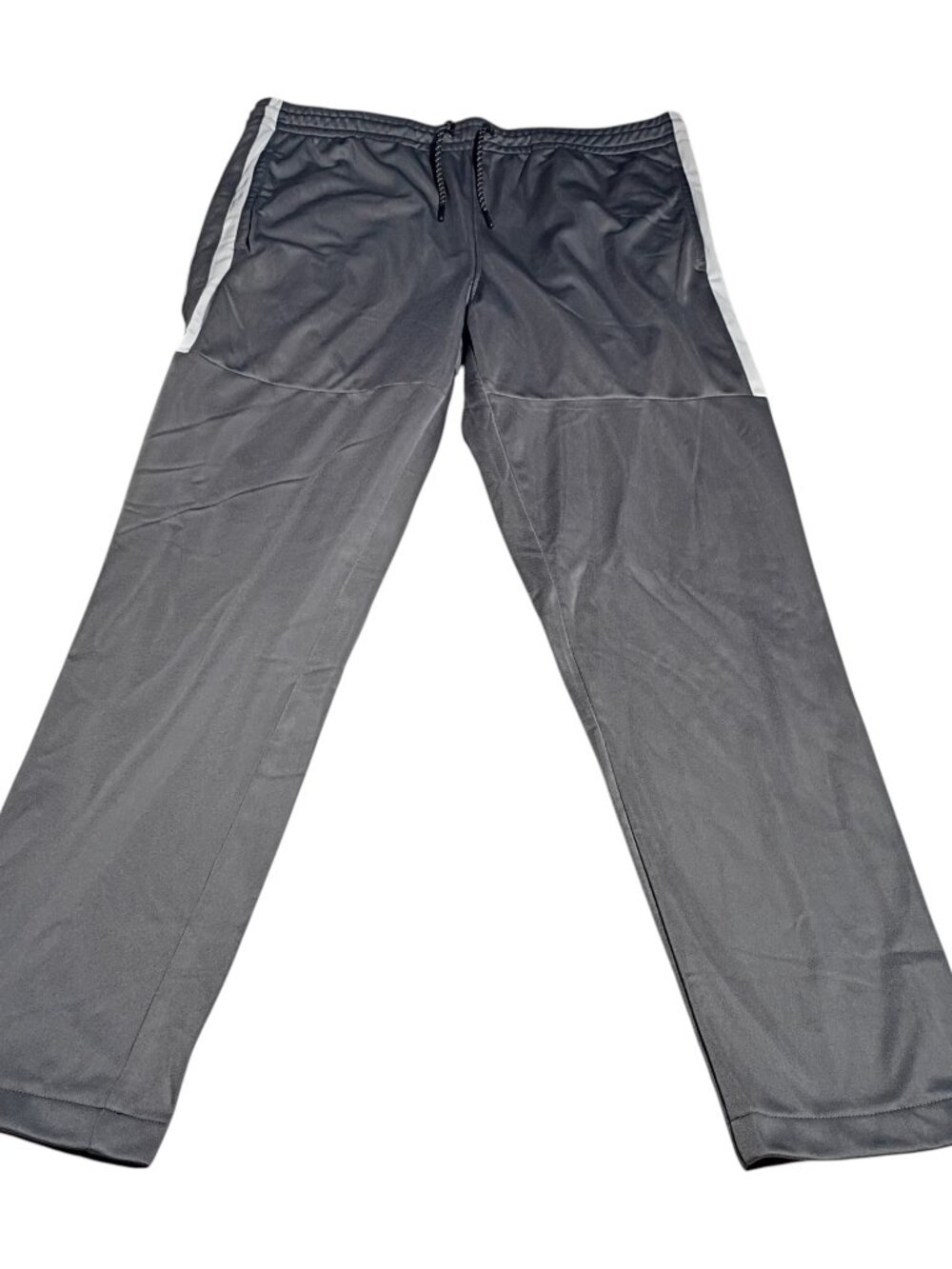 Southpole Men's Charcoal Grey Track Pants White Side Stripe - XL